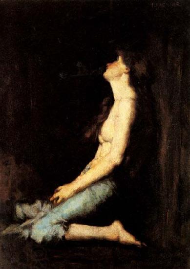 Jean-Jacques Henner Solitude China oil painting art